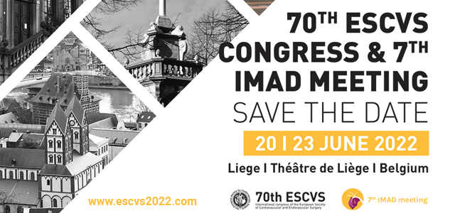 70-й Конгресс Европейского общества сердечно-сосудистой и эндоваскулярной хирургии (ESCVS) (20-23 июня 2022, Льеж, Бельгия)